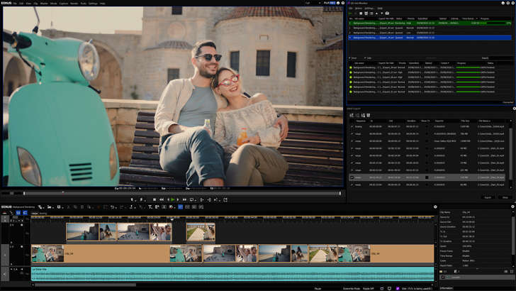 โปรแกรมตัดต่อวิดีโอ Nonlinear รุ่นงานออกอากาศ EDIUS 11 Workgroup