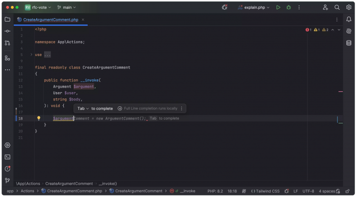โปรแกรมรวมเครื่องมือสำหรับผู้พัฒนาภาษาพีเอชพี Jetbrains PhpStorm 2025