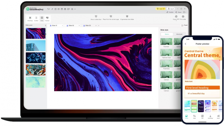โปรแกรมสร้างแผนที่ความคิด Wondershare EdrawMind 11 Business Edition