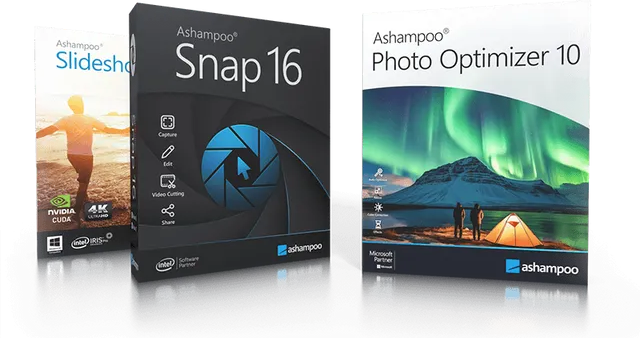 ชุดโปรแกรมมัลติมีเดียคุณภาพสูง จับภาพหน้าจอ อัดวิดีโอหน้าจอ ทำสไลด์โชว์ แต่งรูปได้ Ashampoo Multimedia Bundle 17