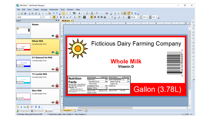 โปรแกรมพิมพ์ฉลาก บาร์โค้ด ป้าย RFID และการ์ด รุ่นระบบพิมพ์อัตโนมัติ BarTender Automation - Subscription License