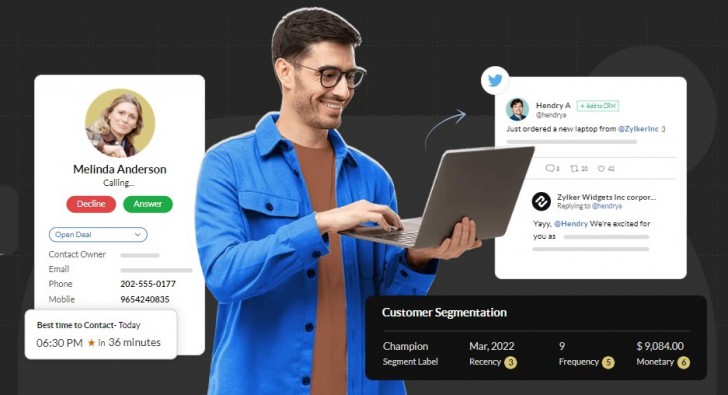 โปรแกรมบริหารความสัมพันธ์ลูกค้า Zoho CRM - Subscription License