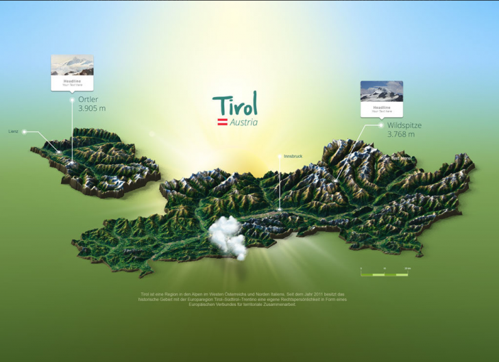 ปลั๊กอิน Photoshop สร้างแผนที่ภูมิศาสตร์ 3 มิติ 3D MAP GENERATOR – ATLAS