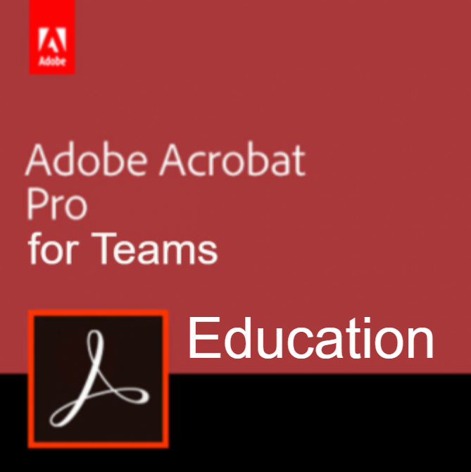 โปรแกรมจัดการเอกสาร PDF รุ่นโปร สำหรับสถานศึกษา Adobe Acrobat Pro for Teams Education โปรแกรมจัดการเอกสาร PDF รุ่นโปร สำหรับสถานศึกษา Adobe Acrobat Pro for Teams Education