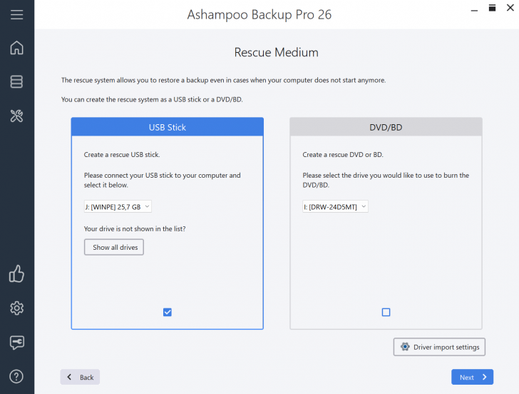 โปรแกรมสำรองไฟล์ กู้คืนข้อมูลไฟล์ Ashampoo Backup Pro 26