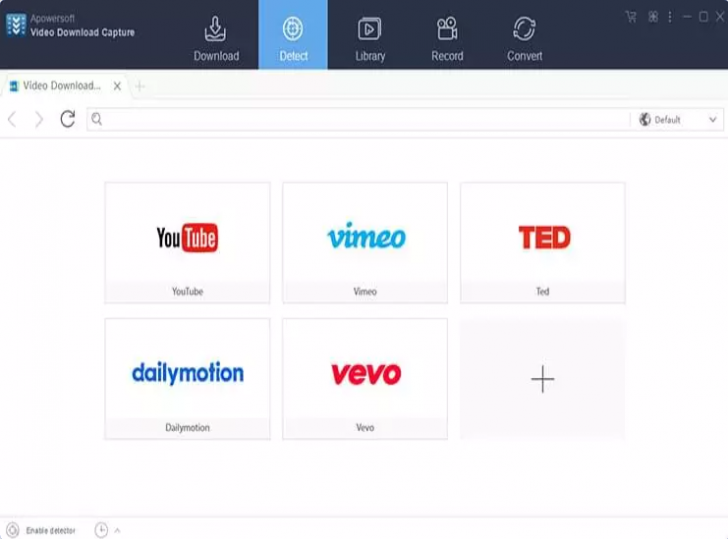 โปรแกรมดาวน์โหลดวิดีโอจากเว็บไซต์ดัง ตัดต่อวิดีโอ แคปเจอร์วิดีโอหน้าจอ Apowersoft Video Download Capture
