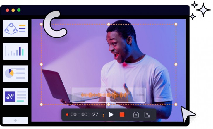 โปรแกรมอัดวิดีโอหน้าจอ ลิขสิทธิ์จ่ายรายปี EaseUS RecExperts for Mac - Subscription License