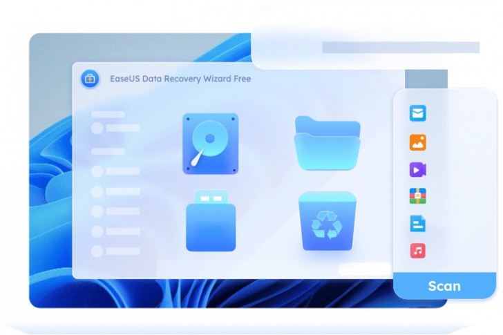 โปรแกรมกู้ไฟล์ข้อมูลทุกรูปแบบ EaseUS Data Recovery Wizard Pro for Windows