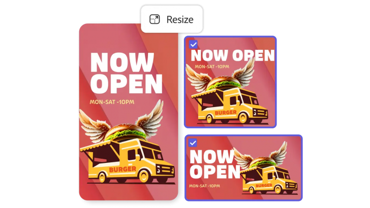 โปรแกรมสร้างสื่อกราฟิกทุกรูปแบบได้อย่างง่ายดาย Adobe Express for Teams Corporate