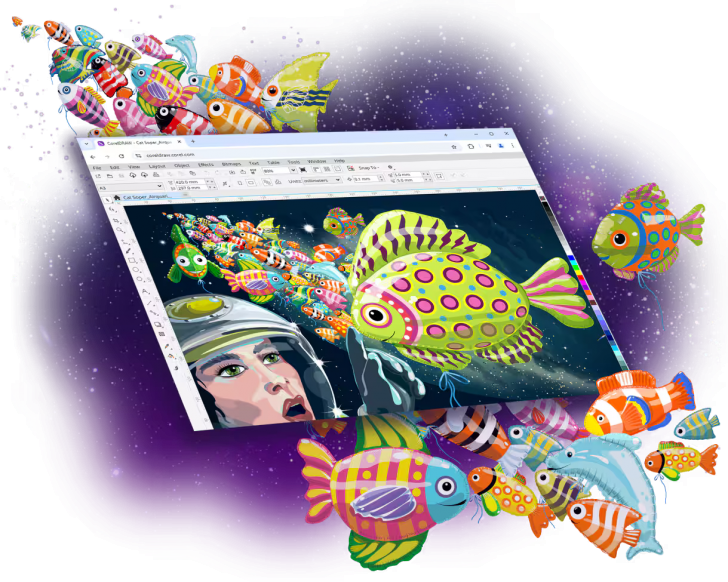 ชุดโปรแกรมกราฟิก รุ่นสูงสุด ลิขสิทธิ์รายปี CorelDRAW Graphics Suite 2025 for Windows - Subscription License