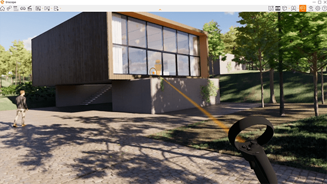 โปรแกรมปลั๊กอินออกแบบอาคาร สร้างภาพจำลองเสมือนจริง สำหรับคนทำฟรีแลนซ์ 1 ราย แต่ย้ายไปใช้งานได้หลายเครื่อง Enscape 3D Floating for Freelancer