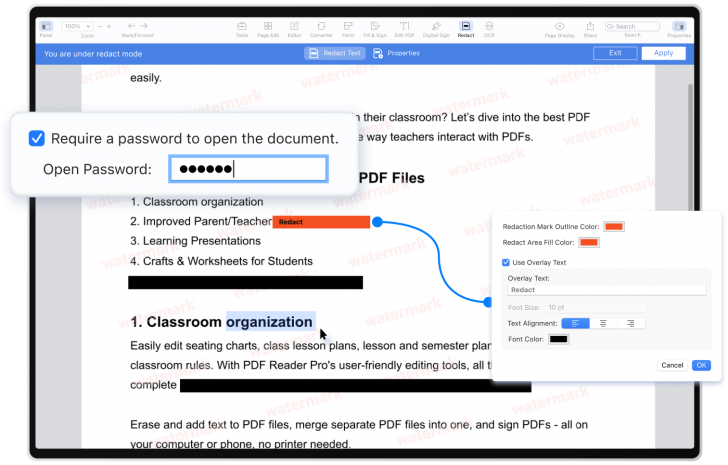 โปรแกรมจัดการเอกสาร ความสามารถครบ รุ่นฟีเจอร์ระดับสูง PDF Reader Pro Permanent
