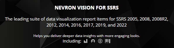 โปรแกรมยกระดับการแสดงผลข้อมูลในรายงาน Nevron Vision for SSRS