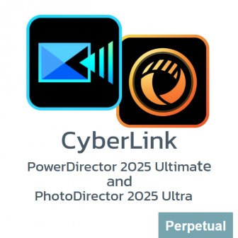 CyberLink PowerDirector 2025 Ultimate and PhotoDirector 2025 Ultra (รวมชุด 2 โปรแกรมสำหรับงานสร้างสรรค์ ตัดต่อวิดีโอ และตกแต่งรูป ให้ซื้อได้ในราคาเดียว)