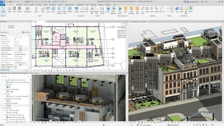 โปรแกรมออกแบบอาคาร 3 มิติ ด้วยเทคโนโลยี BIM รวมข้อมูลทั้งหมดไว้ที่เดียว Revit 2026