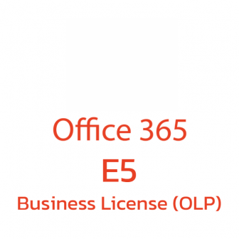 Office 365 E5 Business License (OLP) (ชุดโปรแกรมจัดการสํานักงาน ที่มีลิขสิทธิ์ถูกต้องตามกฎหมาย สำหรับองค์กรธุรกิจใหญ่)