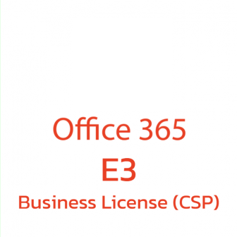 Office 365 E3 Business License (CSP) (ชุดโปรแกรมจัดการสํานักงาน ที่มีลิขสิทธิ์ถูกต้องตามกฎหมาย สำหรับองค์กรธุรกิจขนาดใหญ่ | CSP-365-E3 (Office Apps + Cloud Service))