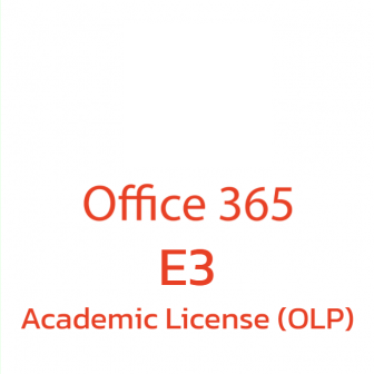 Office 365 E3 Academic License (OLP) (ชุดโปรแกรมจัดการสํานักงาน ที่มีลิขสิทธิ์ถูกต้องตามกฎหมาย สำหรับสถาบันการศึกษาขนาดใหญ่ | (Office Apps + Cloud Service))