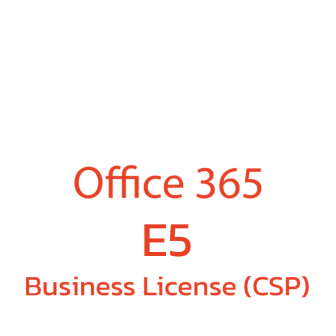 Office 365 E5 Business License (CSP) (ชุดโปรแกรมจัดการสํานักงาน ที่มีลิขสิทธิ์ถูกต้องตามกฎหมาย สำหรับองค์กรธุรกิจขนาดใหญ่ | CSP-O365-E5-Y (Office Apps + Cloud Service + Power BI))