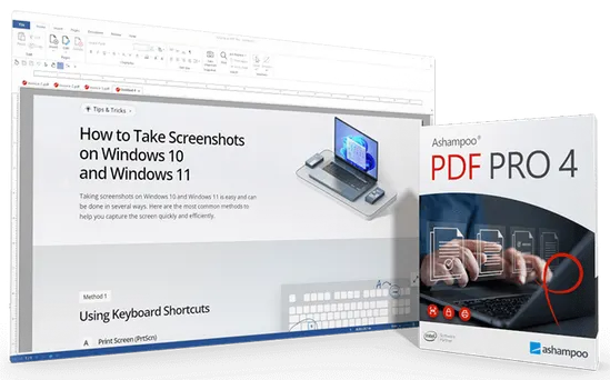 โปรแกรมจัดการไฟล์เอกสาร Ashampoo PDF Pro 4