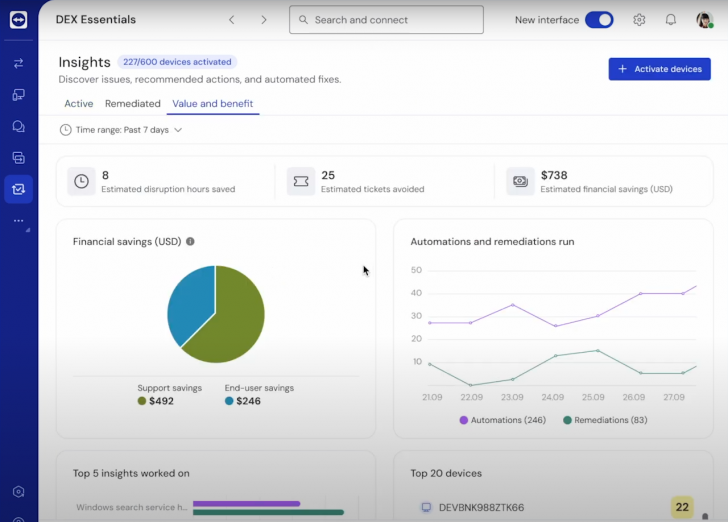 โปรแกรมดูแลระบบคอมพิวเตอร์เรียลไทม์ แก้ปัญหาอัตโนมัติ TeamViewer DEX
