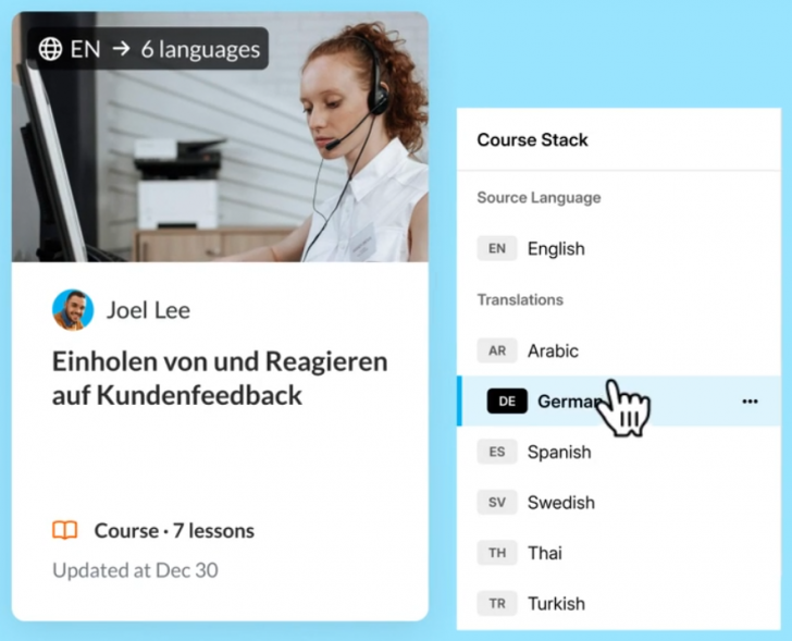 ส่วนเสริมแปลภาษาบทเรียนอินเตอร์แอคทีฟ Articulate Localization