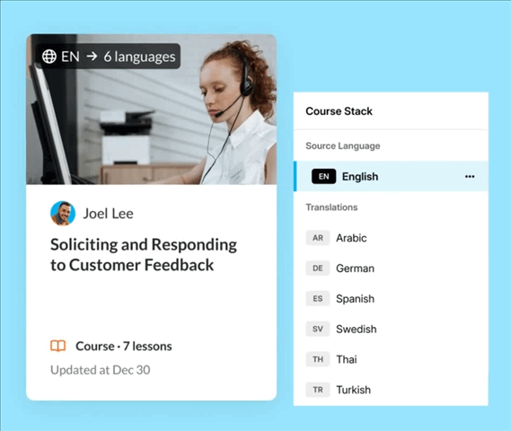 ส่วนเสริมแปลภาษาบทเรียนอินเตอร์แอคทีฟ Articulate Localization