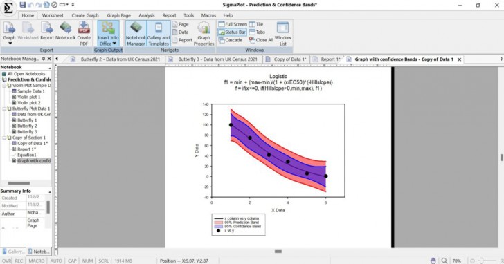 โปรแกรมสร้างกราฟสำหรับงานวิจัย และวิเคราะห์ข้อมูล SigmaPlot v16