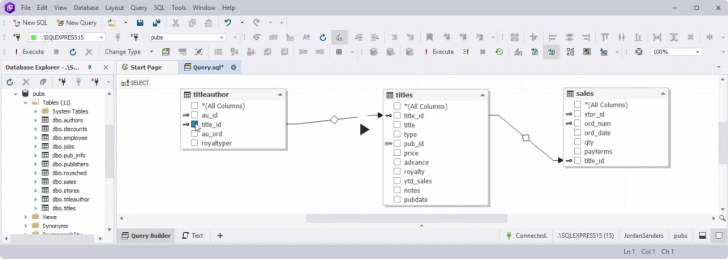 โปรแกรมสร้างและจัดการคำสั่ง SQL รุ่นมาตรฐาน Devart dbForge Query Builder for SQL Server Standard