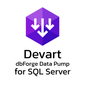 Devart dbForge Data Pump for SQL Server Standard (ส่วนเสริม SSMS ส่งออกและนำเข้าข้อมูลระหว่าง SQL Server กับแหล่งข้อมูลต่าง ๆ)
