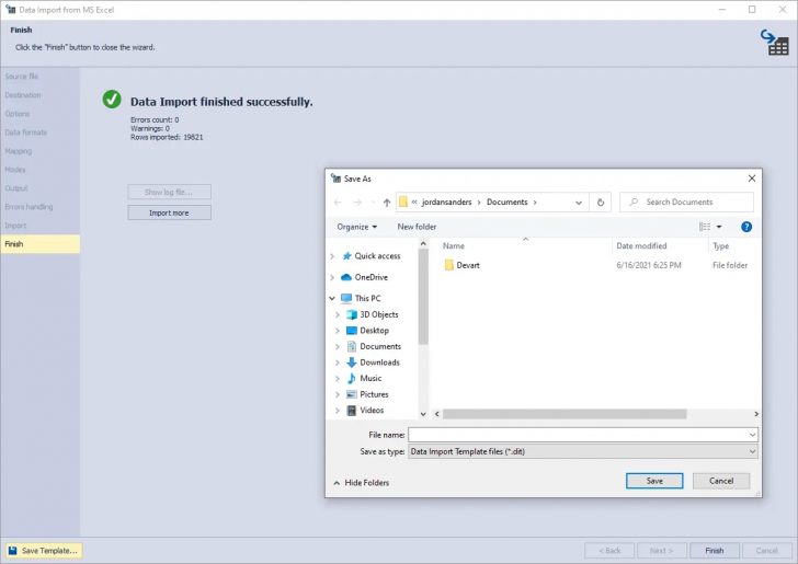 ส่วนเสริม SSMS ส่งออกและนำเข้าข้อมูล Devart dbForge Data Pump for SQL Server Standard