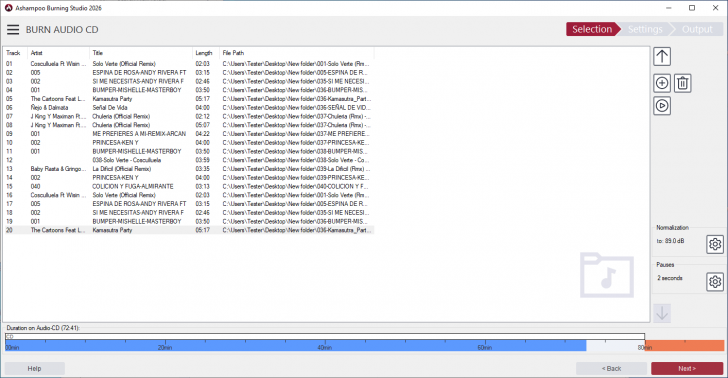 โปรแกรมไรท์แผ่น Ashampoo Burning Studio 2026