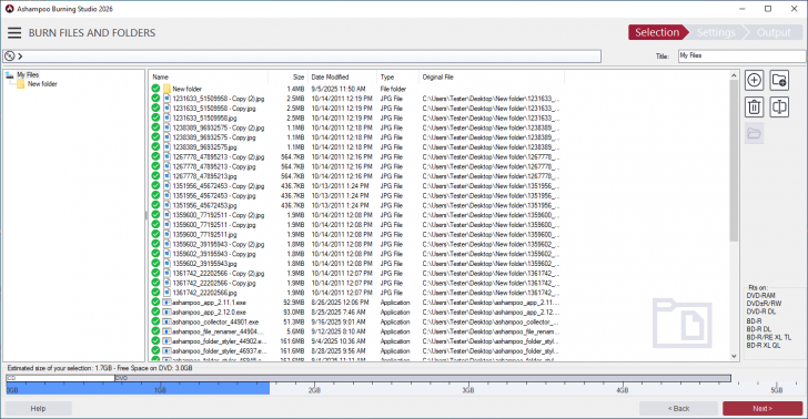 โปรแกรมไรท์แผ่น Ashampoo Burning Studio 2026