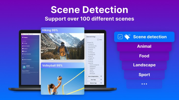 โปรแกรมจัดระเบียบรูปภาพ Nero AI Photo Tagger 2026