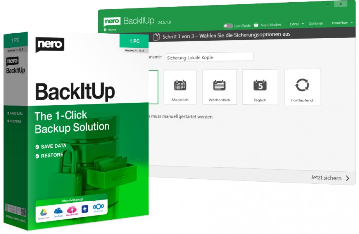 โปรแกรมสำรองข้อมูล Nero BackItUp 2026