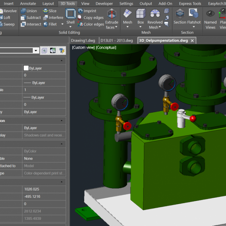 โปรแกรมออกแบบวิศวกรรม progeCAD Professional 2026