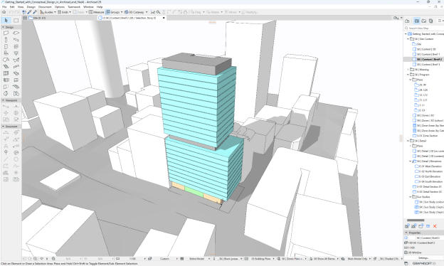 โปรแกรม BIM สำหรับงานออกแบบอาคาร รุ่นระดับสูง Archicad 29 Collaborate