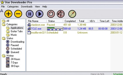 โปรแกรมช่วยดาวน์โหลด Star Downloader