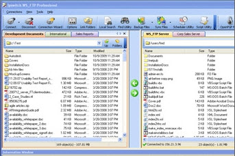 WS_FTP Professional (โปรแกรม FTP ที่เอาไว้ รับ / ส่ง ข้อมูล)