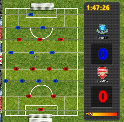 P.L. Foosball (เกมส์ ฟุตบอลแบบ Flash เล่นออนไลน์ บนเว็บไซต์ ฟรี !) P.L. Foosball (เกมส์ ฟุตบอลแบบ Flash เล่นออนไลน์ บนเว็บไซต์ ฟรี !)