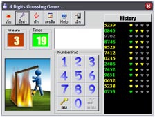เกมส์ ทายเลขโดด (4 Digits Guessing Game)