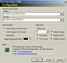 PK Screen Saver (โปรแกรม PK Screen Saver สร้างสกรีนเซฟเวอร์ ฟรี) : 