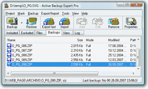 Active Backup Expert Pro (โปรแกรม สำรองข้อมูล (Backup) ได้โดยอัตโนมัติ) Active Backup Expert Pro (โปรแกรม สำรองข้อมูล (Backup) ได้โดยอัตโนมัติ)