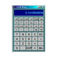 Calc98 (โปรแกรมเครื่องคิดเลข สารพัดประโยชน์)