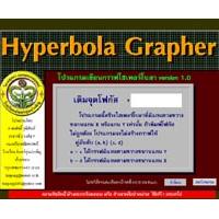 โปรแกรม เขียนกราฟไฮเพอร์โบลา (Hyperbola Grapher)
