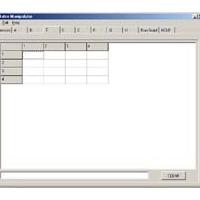 Matrix Manipulator (โปรแกรม คำนวนเมตริก)