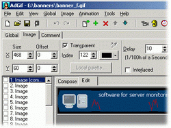 Advanced GIF Animator (เครื่องมือ สร้างภาพเคลื่อนไหว เป็น ไฟล์ GIF) : 