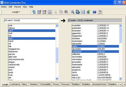 โปรแกรมแปลงหน่วย Unit Converter Pro