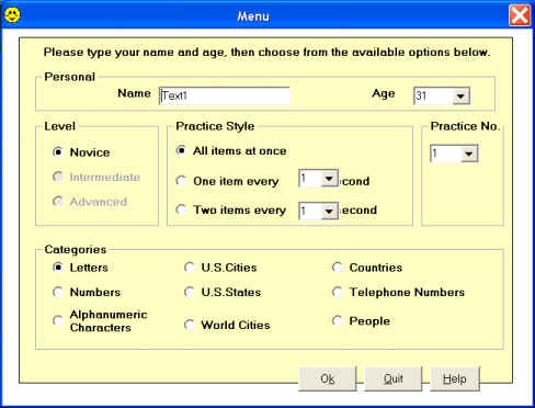 Instant Memory (โปรแกรม ทดสอบความจำ)