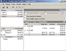 AllNetic Working Time Tracker